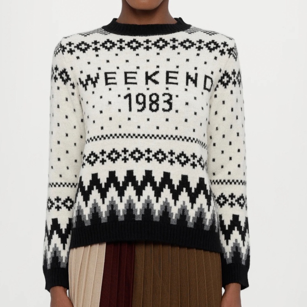 🥰🥰🥰 WEEKEND MAXMARA PARIDE - JUMPER - BIANCO Size XS - Picture 3 of 11